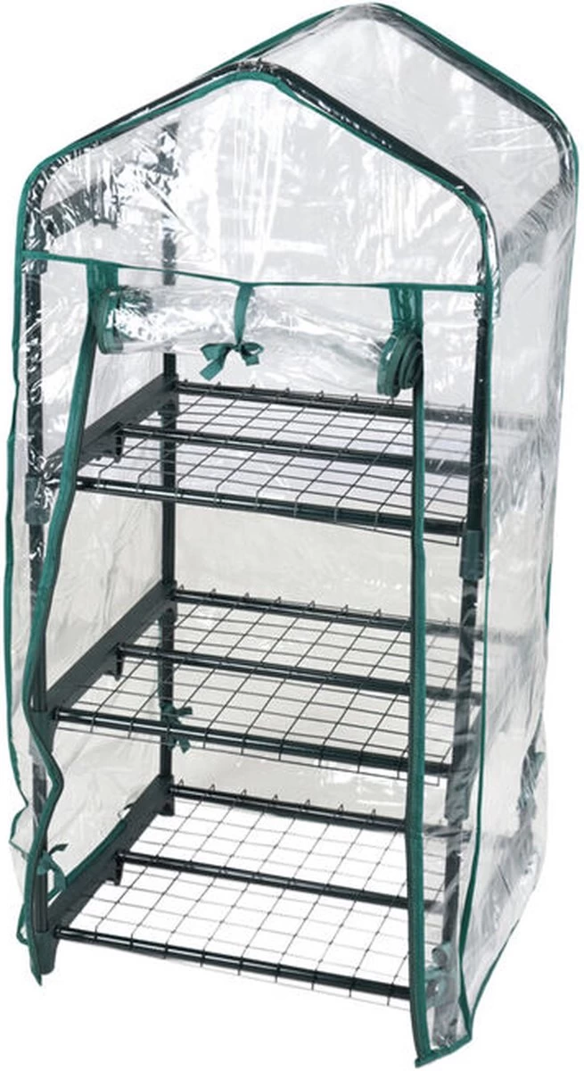 Pro Garden Kweekkas Groen 17-delig 90x50 Cm - Afbeelding 6