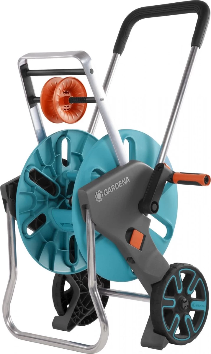 GARDENA - AquaRoll M CleverRoll Easy Slangenwagen - Maximaal 60 Meter - Inklapbare Zwengel - Afbeelding 2