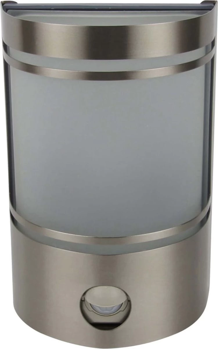 Smartwares Alicante Wandlamp – Roestvrijstaal – Bewegingssensor – E27 Fitting - 10.010.26 - Afbeelding 9