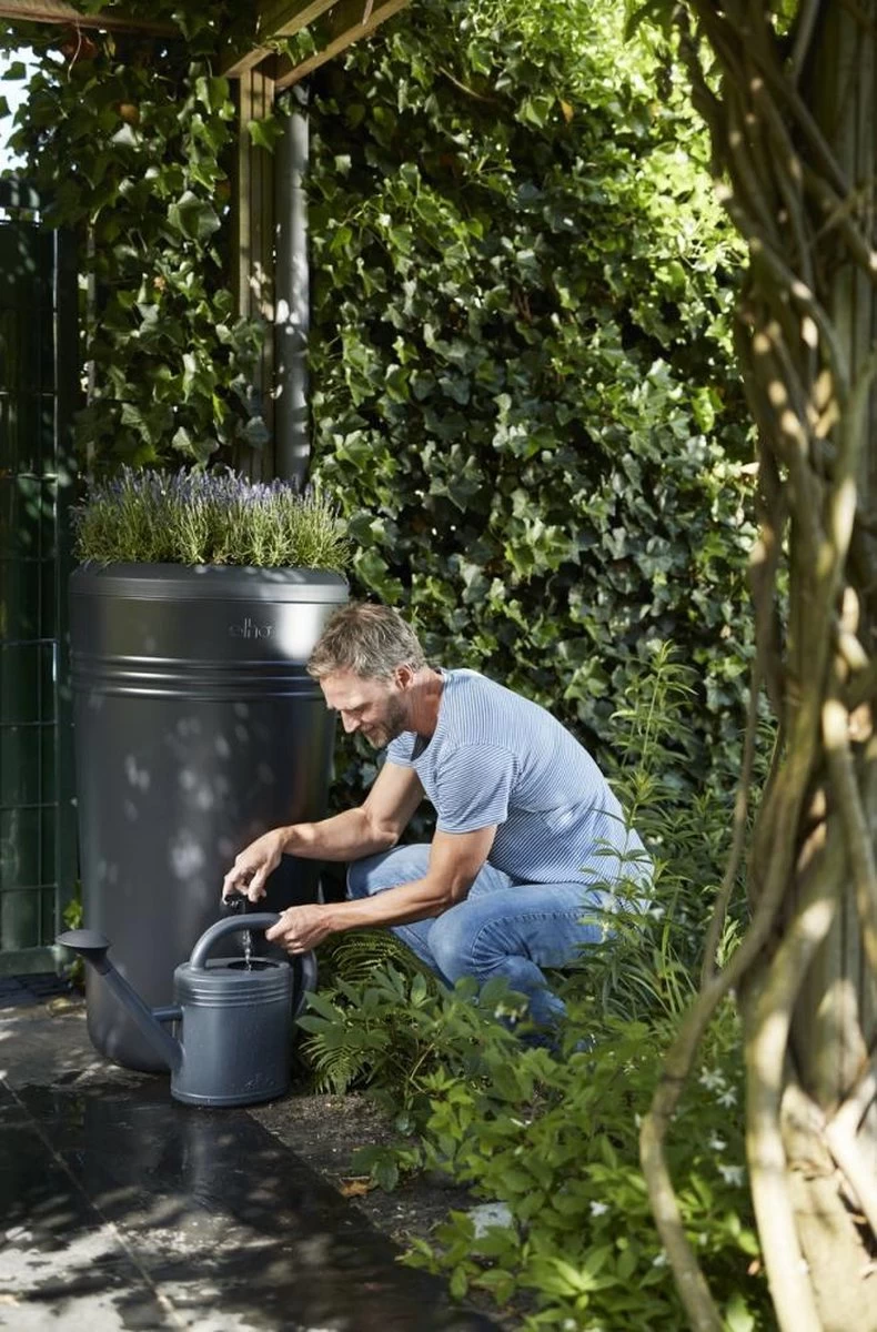 Elho Green Basics Regenton - Regenton - Living Black - Buiten - 200 Liter - Afbeelding 12