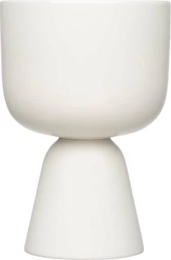 Iittala Nappula - Bloempot - Bloempotten Voor Binnen En Buiten - Plantenpotten - Wit - 230 X 155 Mm - 1 Stuk