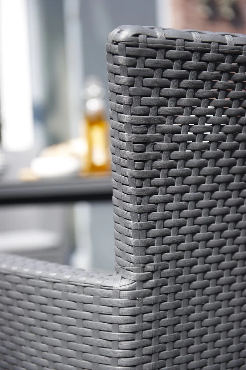 Allibert Iowa Tuinstoel - 60x62x89cm – Grafiet - Afbeelding 6