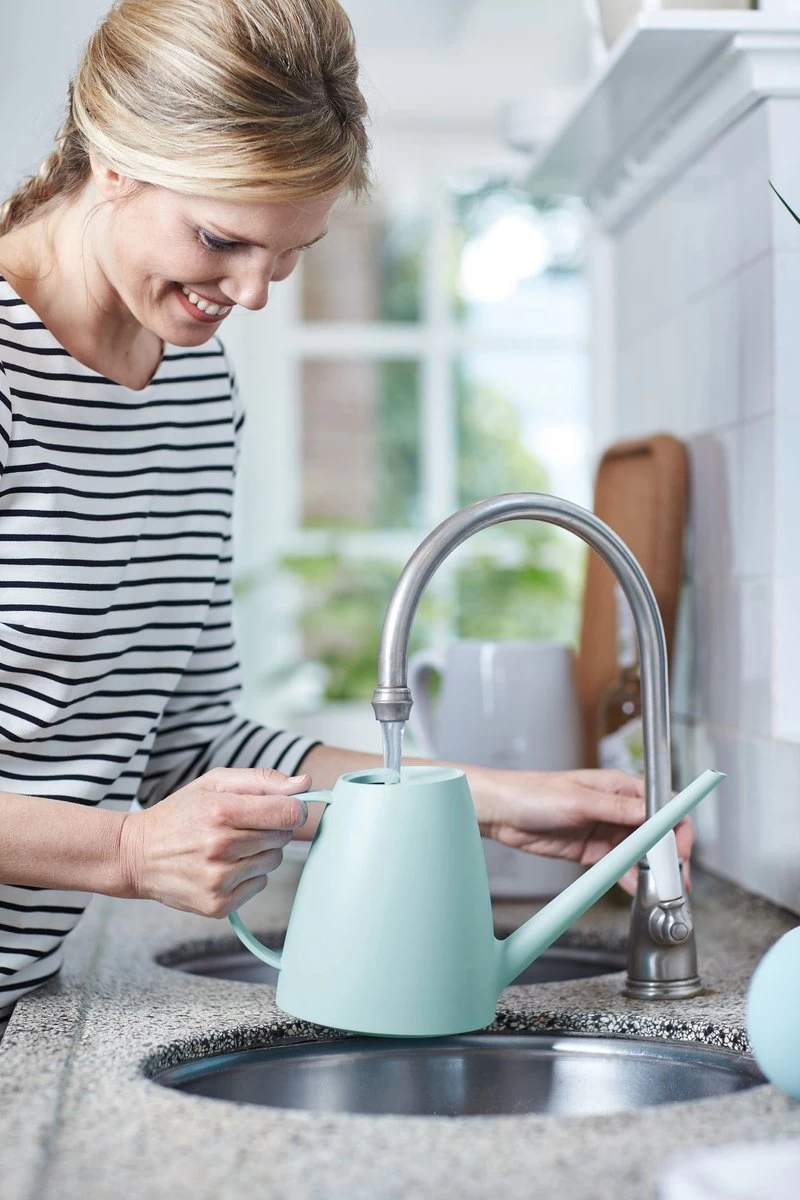 Elho Brussels Gieter 1,8l - Gieter Voor Binnenkweken En Oogsten - Ø 33.0 X H 17.0 Cm - Groen/Mint - Afbeelding 5