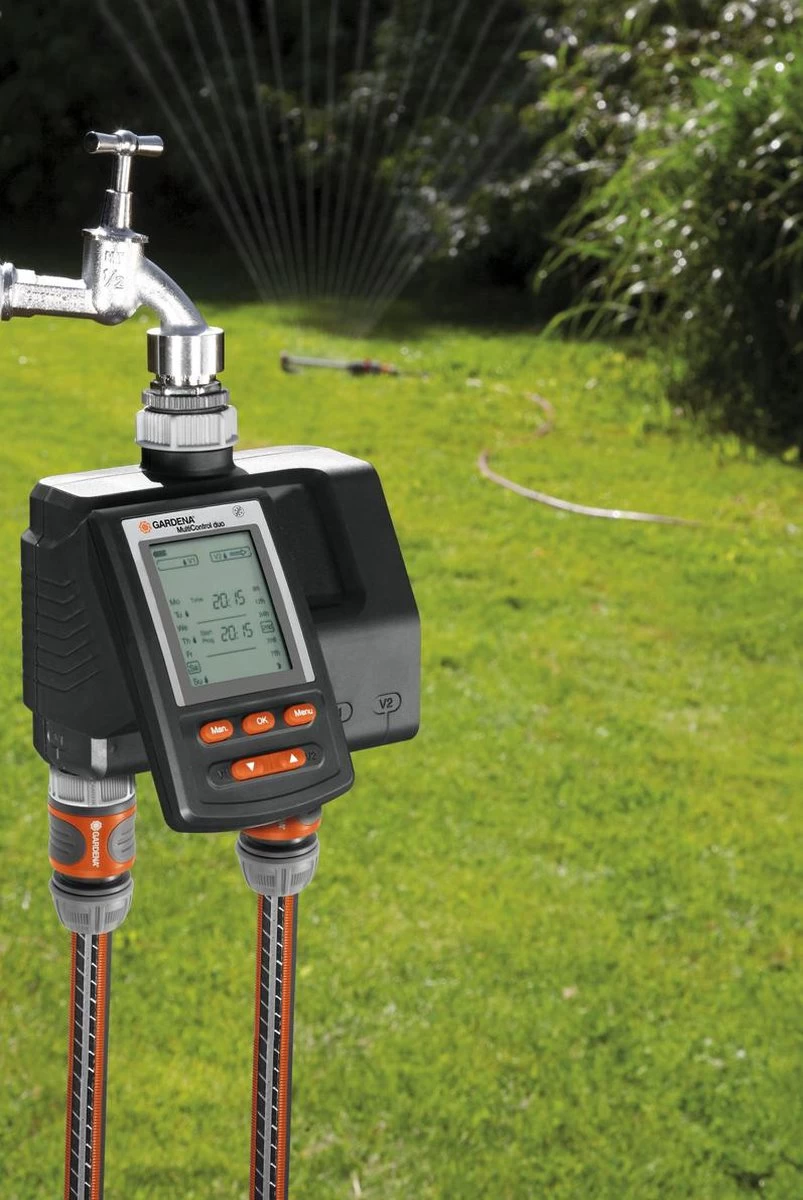 GARDENA Besproeiingsomputer MultiControl Duo - 3 Besproeiingen Per Dag - 1min Tot 3u 59min. - Afbeelding 7