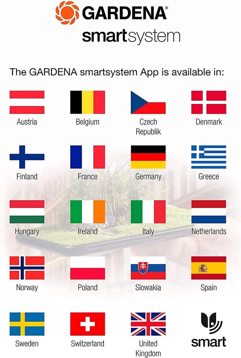 GARDENA - Smart Water Control Set Besproeiingscomputer - 1min Tot 10u - 6 Besproeiingen Per Dag - Afbeelding 11