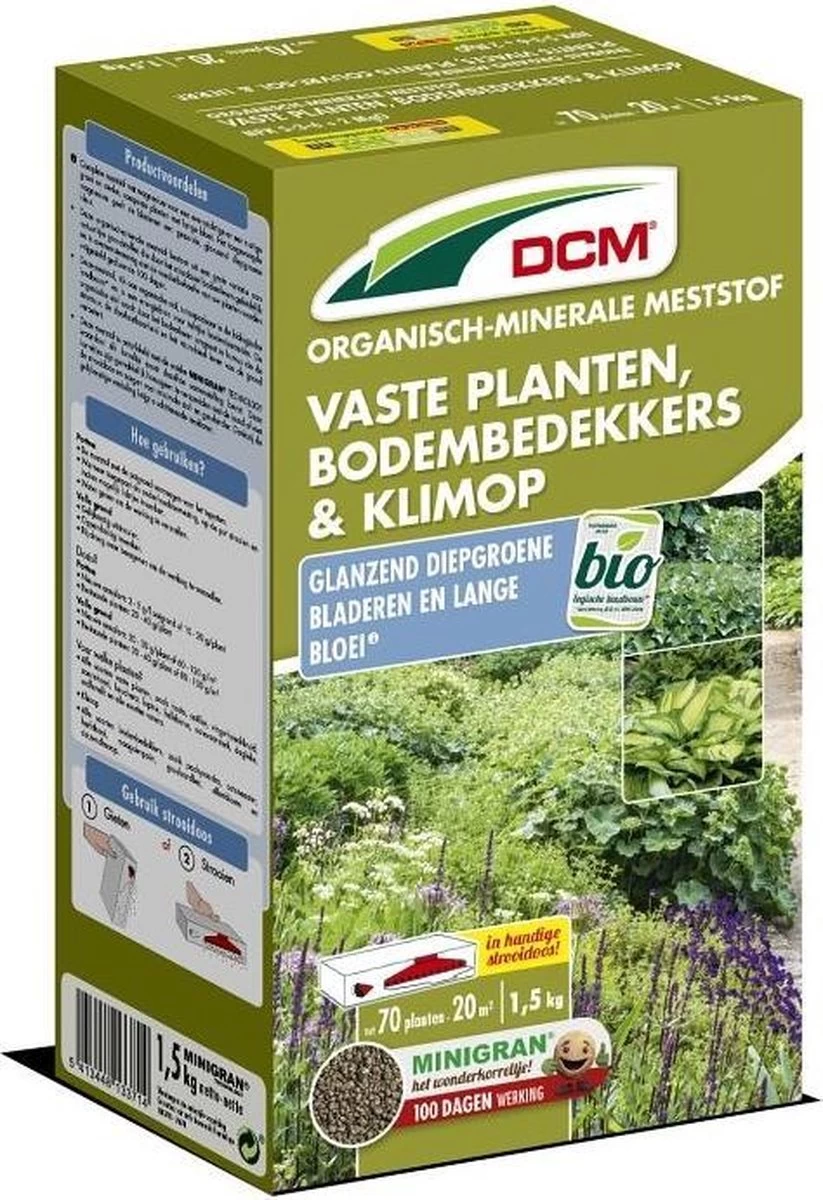 DCM Meststof Vaste Planten, Klimop & Bodembedekkers (1,5KG) - Afbeelding 2