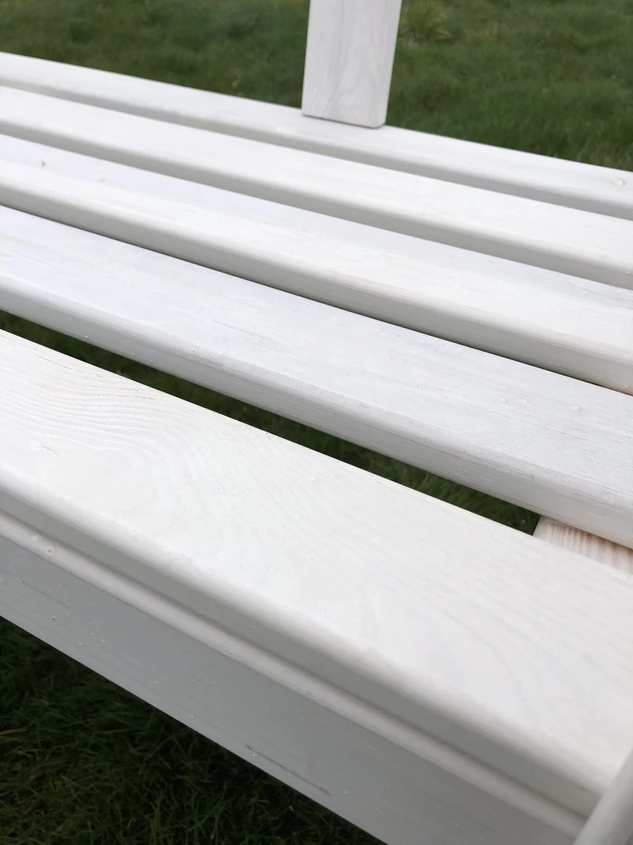 SenS-Line Friesen Tuinbank - Hout - Wit - Afbeelding 5