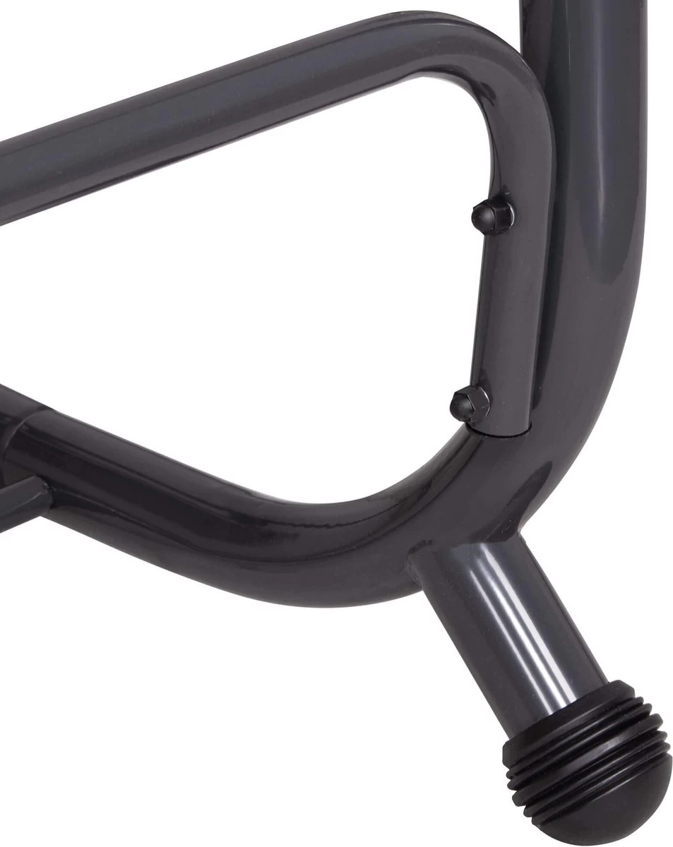 Springos Schommelbank | Linda-Schommel | 3-zits | Waterafstotend | Inclusief 2 Kussens | Verstelbare Luifel | 162 X 200 X 120 Cm | Zwart - Afbeelding 10