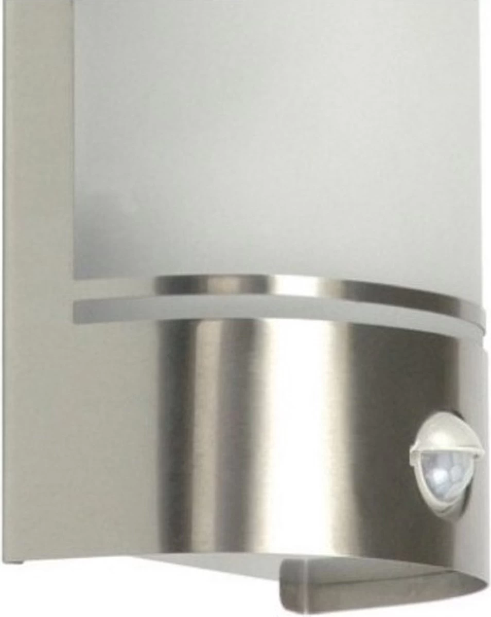 Smartwares Alicante Wandlamp – Roestvrijstaal – Bewegingssensor – E27 Fitting - 10.010.26 - Afbeelding 10