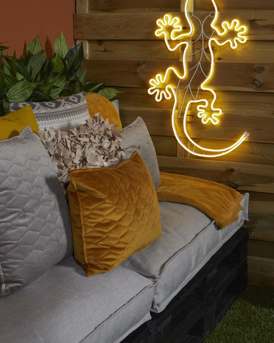 In The Mood Collection Mick Palletkussens - L120 X B80/40 X H12 Cm - Beige - Afbeelding 5